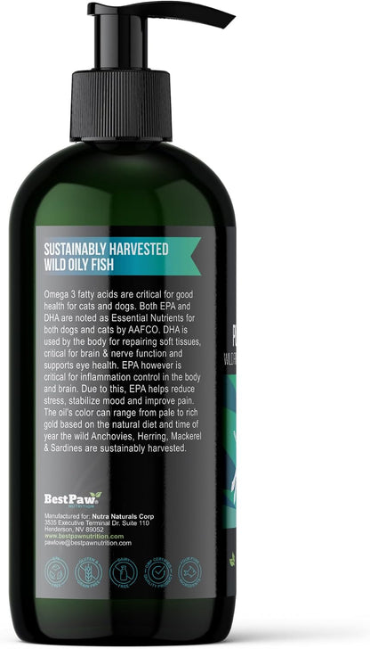 Aceite de Pescado para Perros | Omega 3 – Pureza y ausencia de aditivos: Busca aceites sin rellenos, conservantes – Image 3