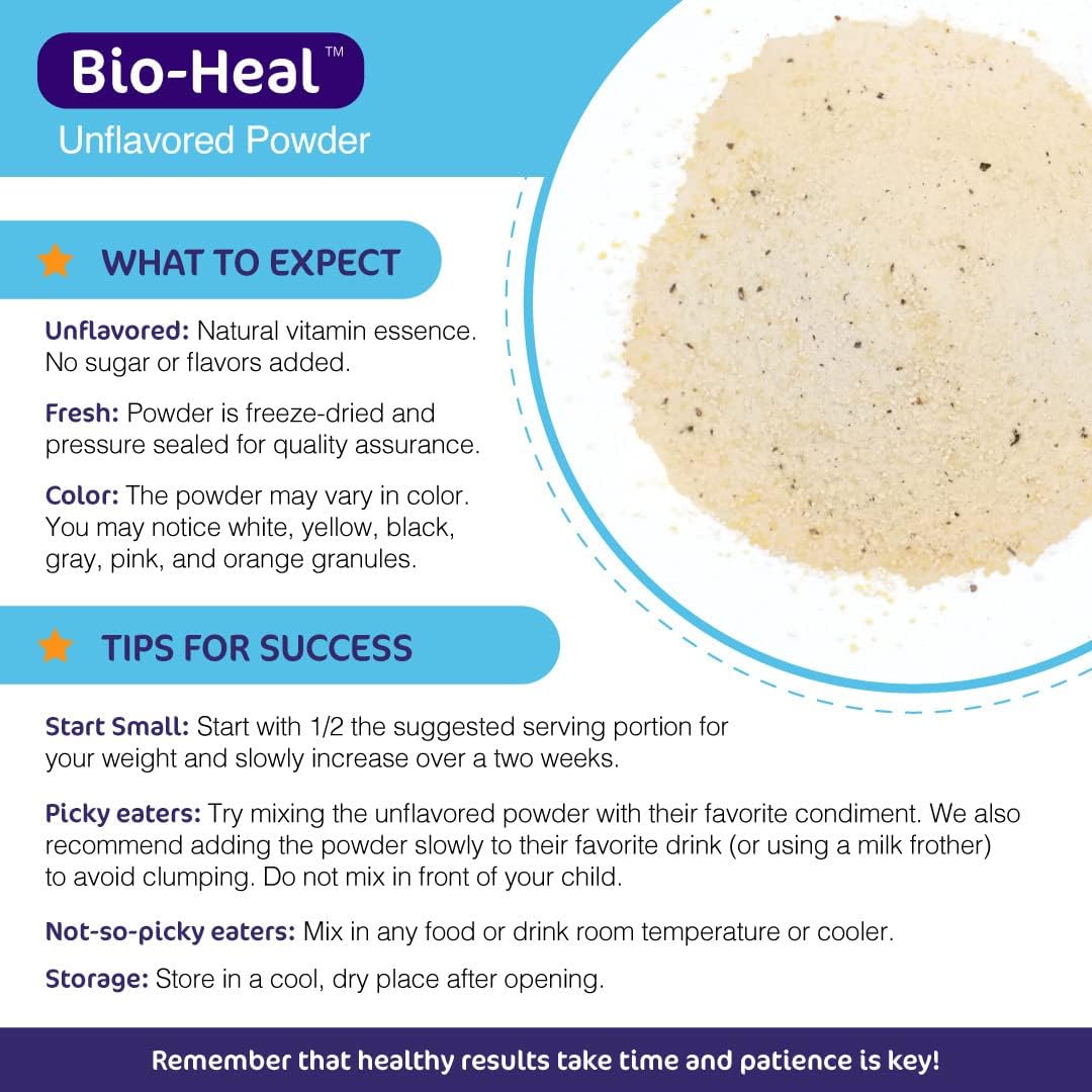 Bio-Heal® Probiótico 5 en 1 en Polvo para Niños, Hombres y Mujeres