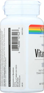 Solaray Vitamina B6 100mg Liberación Prolongada, 60 Comprimidos