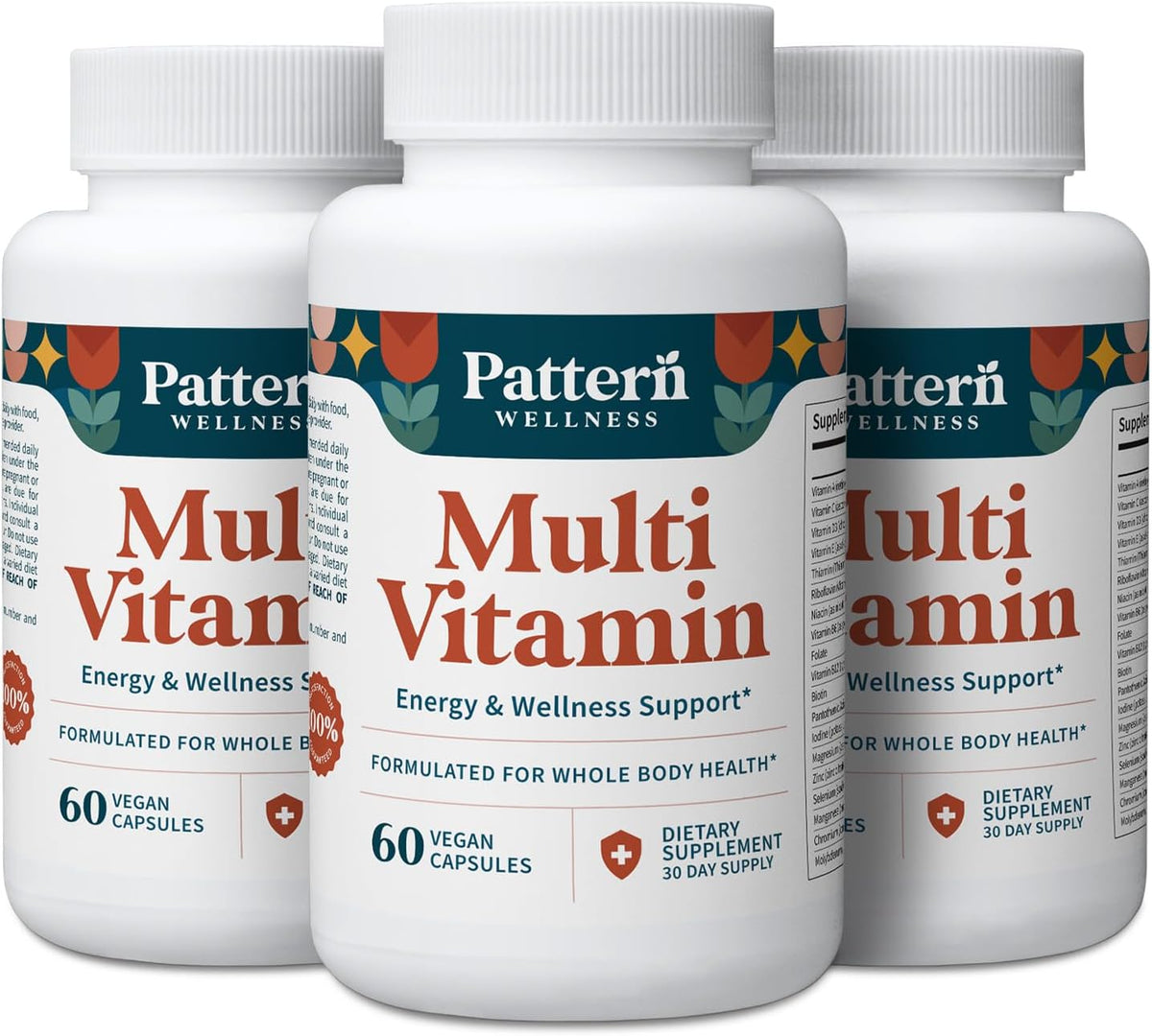Pattern Wellness Multivitamínico Completo – Hierro: Ayuda a la formación normal de glóbulos rojos y hemoglobina, – Image 10