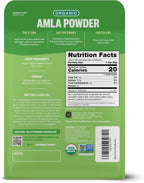FGO Polvo de Amla Orgánico - 227g (8oz) - Grosella India (Amalaki) - Fuente Natural de Vitamina C - Sin OGM - 100% Crudo y Natural
