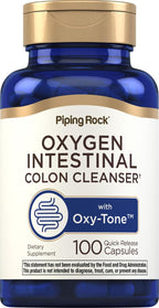 Piping Rock Colon Cleanse - 100 Cápsulas - Limpiador Intestinal con Magnesio Ozonizado