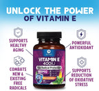 Nature's Peak Vitamina E 180 mg - 60 Softgels - Apoyo Antioxidante e Inmunitario