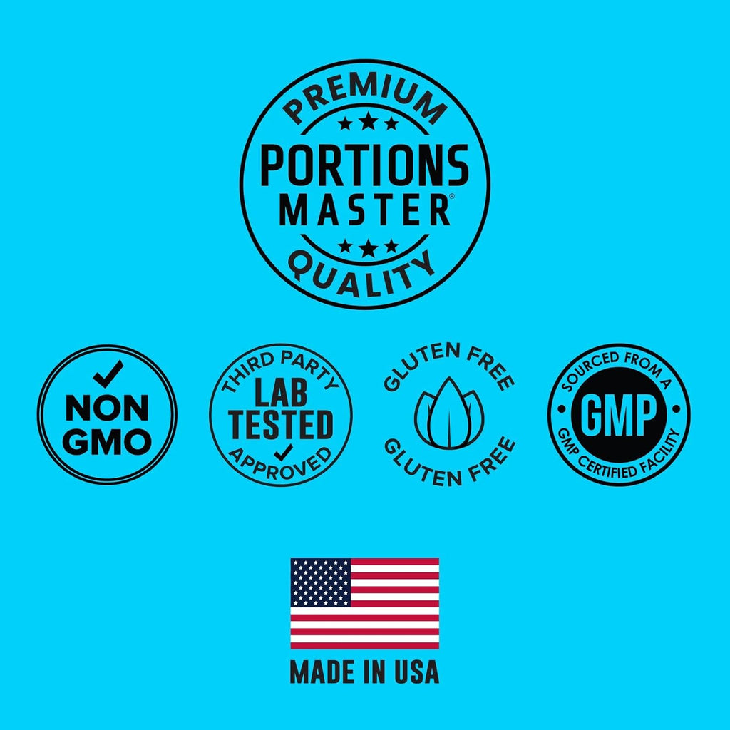 Portions Master Vitamina D3 5000 IU - 90 Cápsulas Veganas