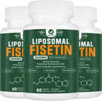 Suplemento de Fisetina Liposomal 2000mg - NICMIN (180 Cápsulas)