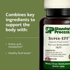Standard Process Super-EFF - Complemento alimenticio para niveles saludables de líquidos - 90 cápsulas