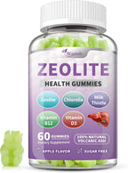 Zeolite Drops para Mujeres - 99%+ Ceniza Volcánica Natural Pura, Vegano, Sin OGM, Sin Azúcar (60 ml)