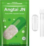 Size 1 Empty Capsules Vegan Plant Based Clear (1,000 Count) Gluten Free, Non-GMO, Halal Certified Pill Caps Filling Kit with 2 Spoons for Vegetarian DIY Your Own Supplements