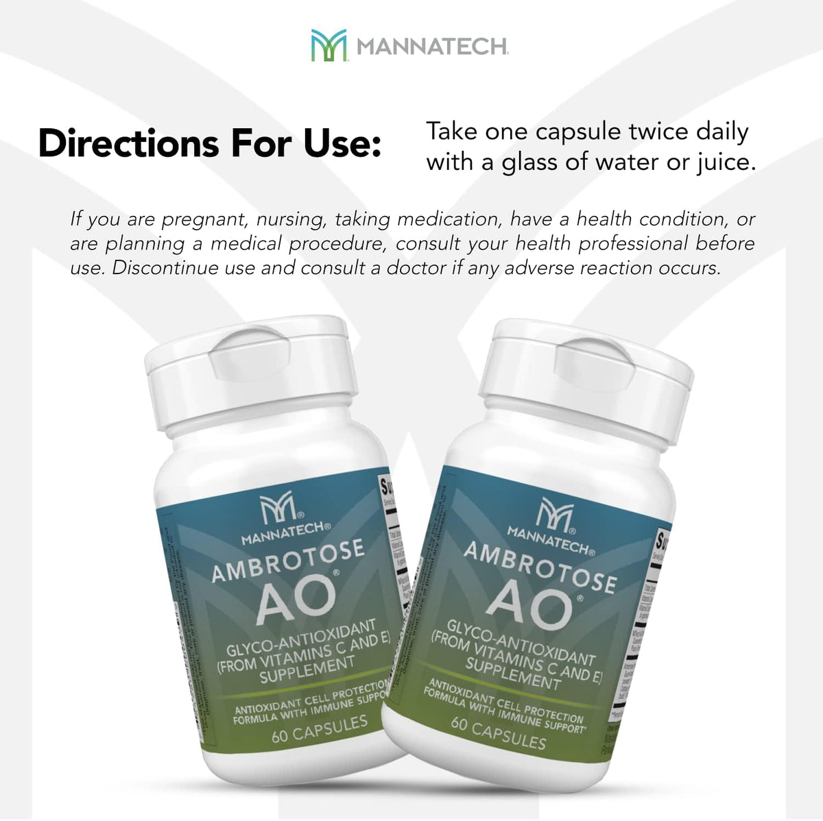 Mannatech Ambrotose AO 60 Cápsulas – Image 5