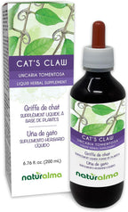 Naturalma Cat's Claw (Uncaria tomentosa) corteza Tintura sin alcohol - 200 ml Extracto líquido en gotas - Complemento herbal - Vegano