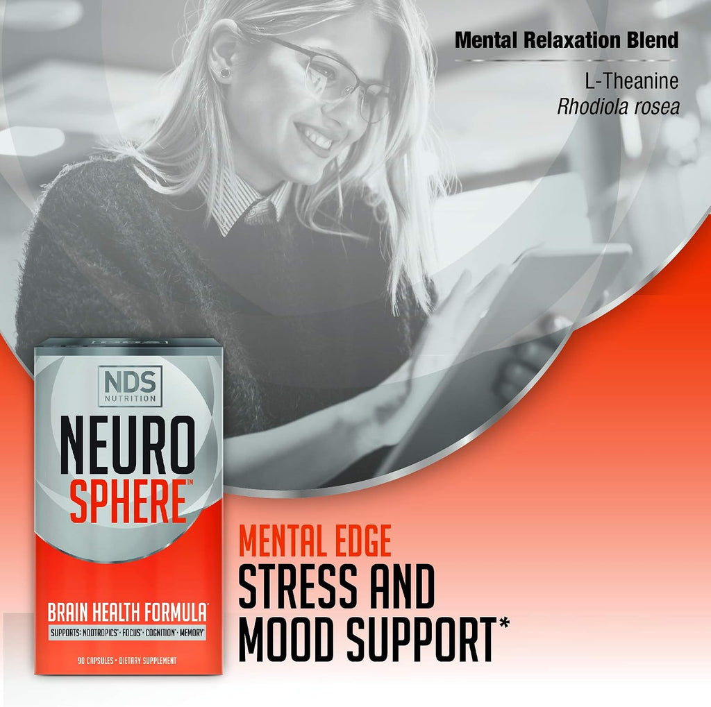Neuro Sphere Fórmula para la Salud Cerebral - Nootrópico - 90 Cápsulas