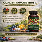 Super Fruits and Veggies - Suplemento de Frutas y Verduras Naturales (60 Días)
