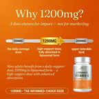 Vitamina C Liposomal Pura - 1200 mg - 60 Cápsulas