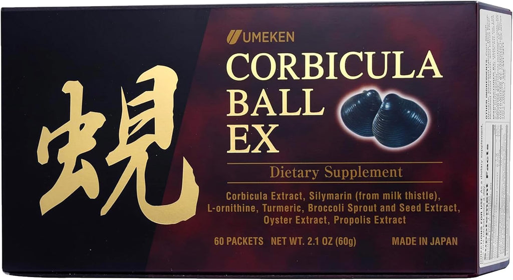 Umeken Corbicula Ball EX – Complemento para el hígado, 60 sobres