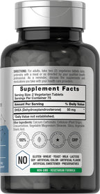 Horbäach DHEA 50mg | 150 Comprimidos | Suplemento No-GMO, Sin Gluten