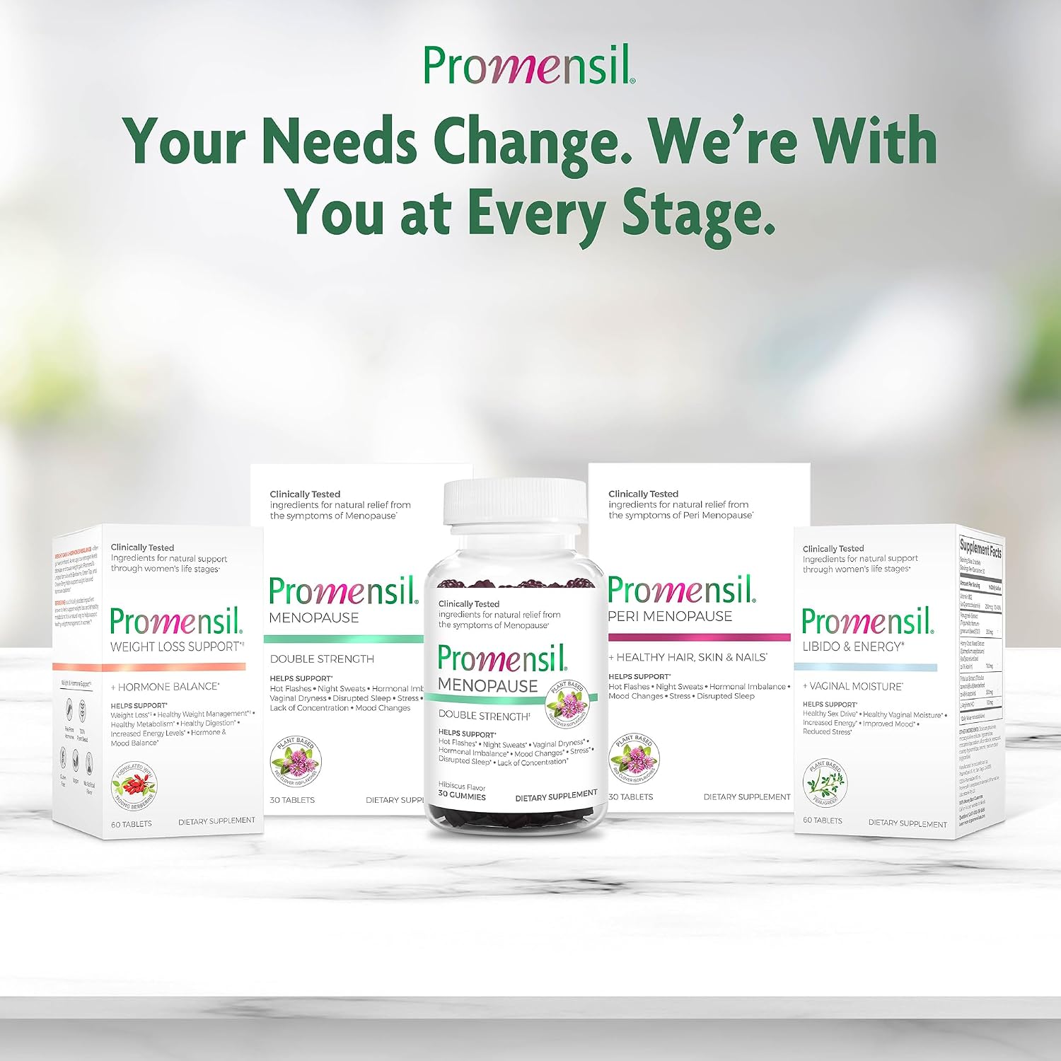 Promensil Weight Loss Support - Berberina HCL con Té Verde y Sauzgatillo - 60 Comprimidos
