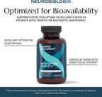 Neurobiologix Methylation Complete, Complejo B Metilado con Metilfolato, Vitamina B12 y B6, 120 Tabletas Masticables