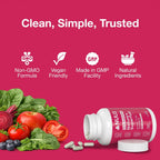 Nature’s Superfuel - Cápsulas de Frutas y Verduras para Hombres y Mujeres - Apoyo Nutricional para Inmunidad, Bienestar, Estilo de Vida Activo y Salud Digestiva - Vitaminas, Minerales y Antioxidantes - 120 Cápsulas
