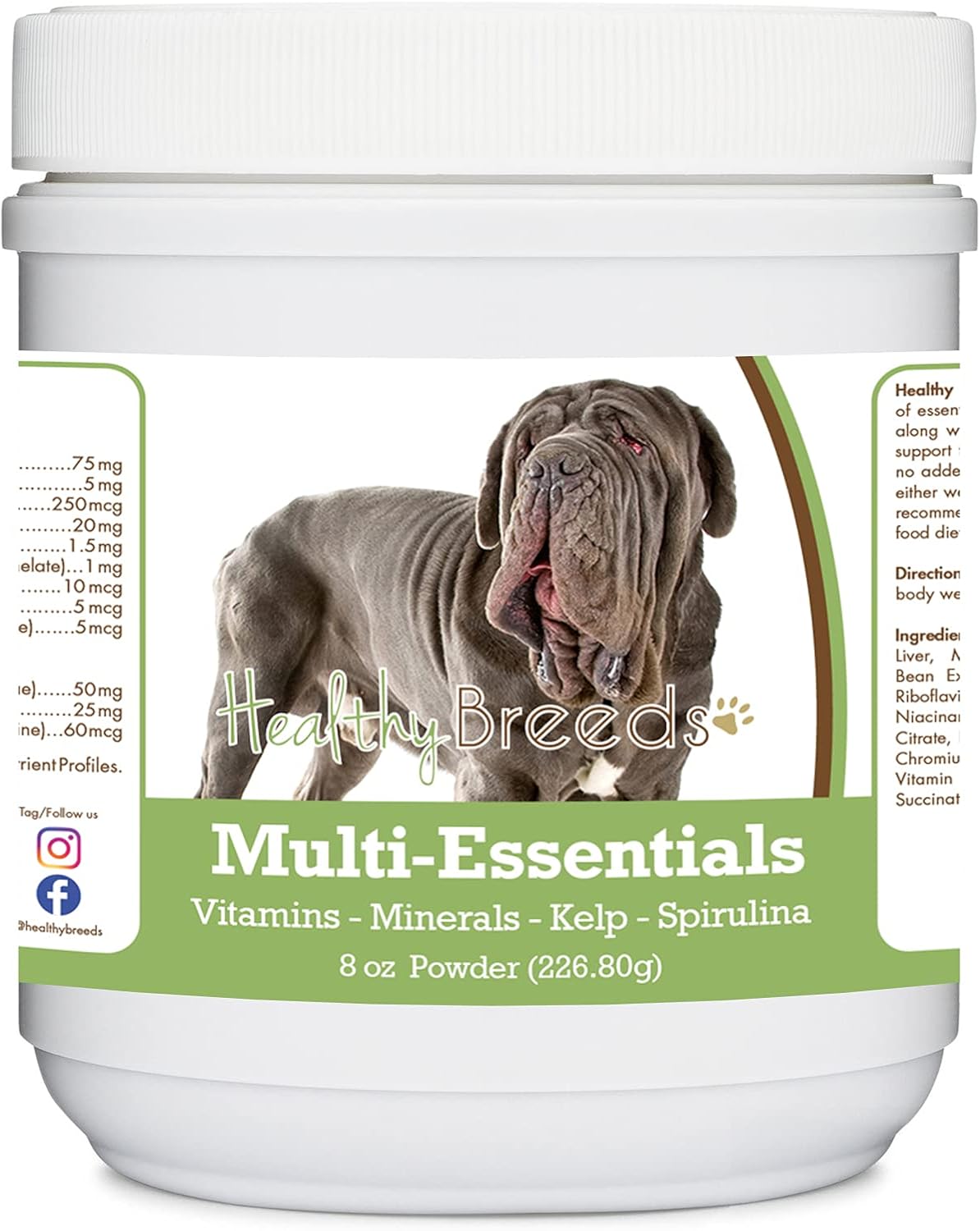 Healthy Breeds Multi-Essentials en polvo para perros - 227 g