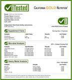 California Gold Nutrition Calostro Bovino Concentrado con Inmunoglobulinas - Apoyo Inmunitario - Sin Gluten, Sin OGM, Sin Antibióticos - 240 Cápsulas Vegetales