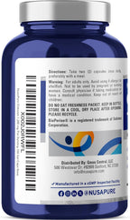 NusaPure Chitosan 1200mg con Bioperine - 150 Cápsulas - Sin OGM y Sin Soja