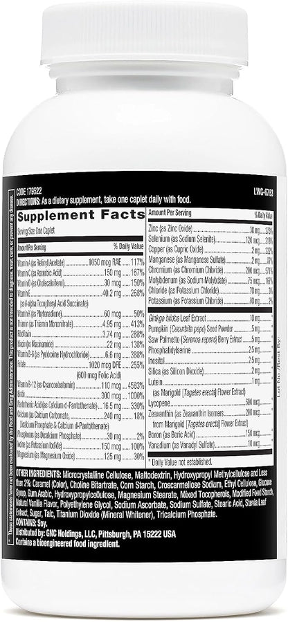 GNC Mega Men 50 Plus One Daily Multivitamin – Función cerebral: El extracto de ginkgo biloba se ha utilizado – Image 2