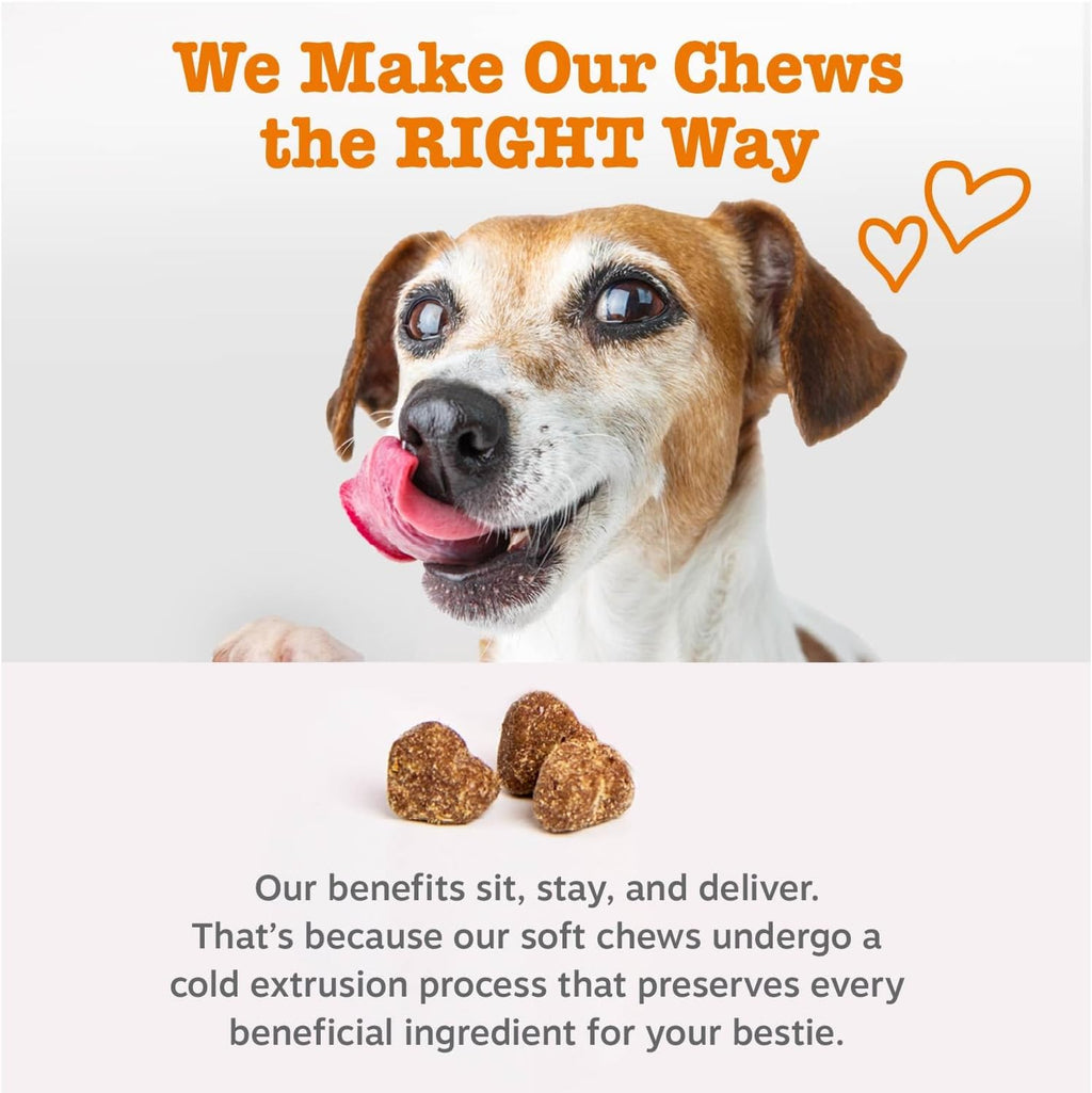 Zesty Paws Stay Green Bites - Snacks blandos para perros contra manchas de césped por orina - Sabor a pollo - 90 unidades