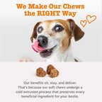 Zesty Paws Multivitamínico para Perros, Masticables con Glucosamina, Omega-3 y Probióticos - 50 unidades