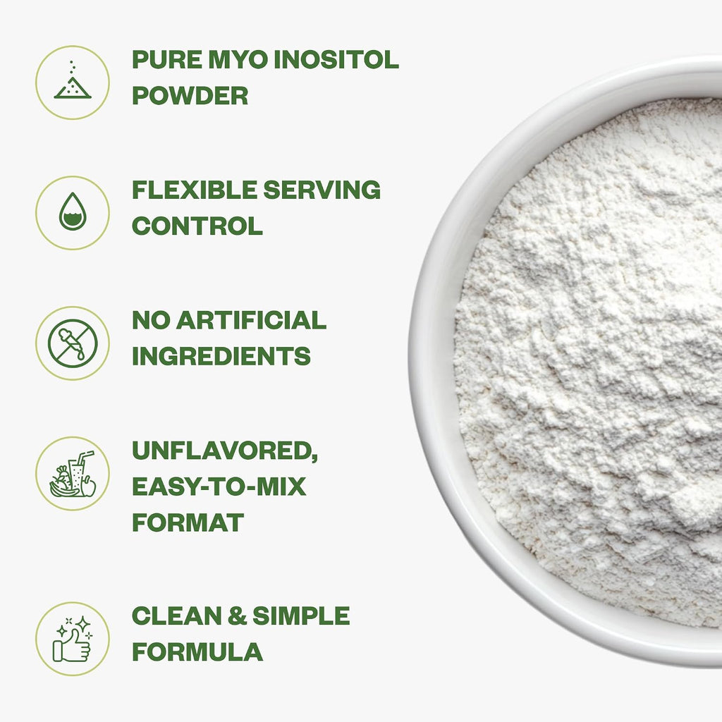Purisure Inositol en Polvo, 250g, Puro, Vegano, No-GMO