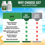 Caraway Vitamins Organic Superfoods Greens Complex - 60 Comprimidos Veganos