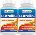 Best Naturals L-Citrulina Cápsulas - 1500 mg por Cápsula - No GMO - Sin Gluten - 90 Cápsulas (Paquete de 2)