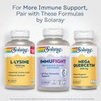 SOLARAY Immufight Maximum Daily Defense, All Day Immune Support, Vitamin C, Vitamin D, Zinc, Probiotics, Monolaurin, Acerola & More, Vegan & Gluten Free, 30 Servings, 90 VegCaps