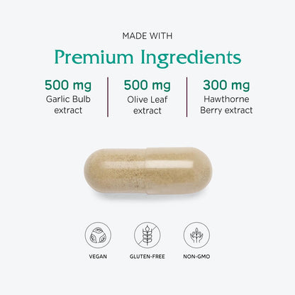 Vitanica VasoBlend, Apoyo Cardiovascular, – Magnesio: El magnesio contribuye al funcionamiento normal del sistema – Image 4