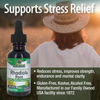 Nature's Answer Alcohol Free Rhodiola Root, 1 Ounce, 2 Count