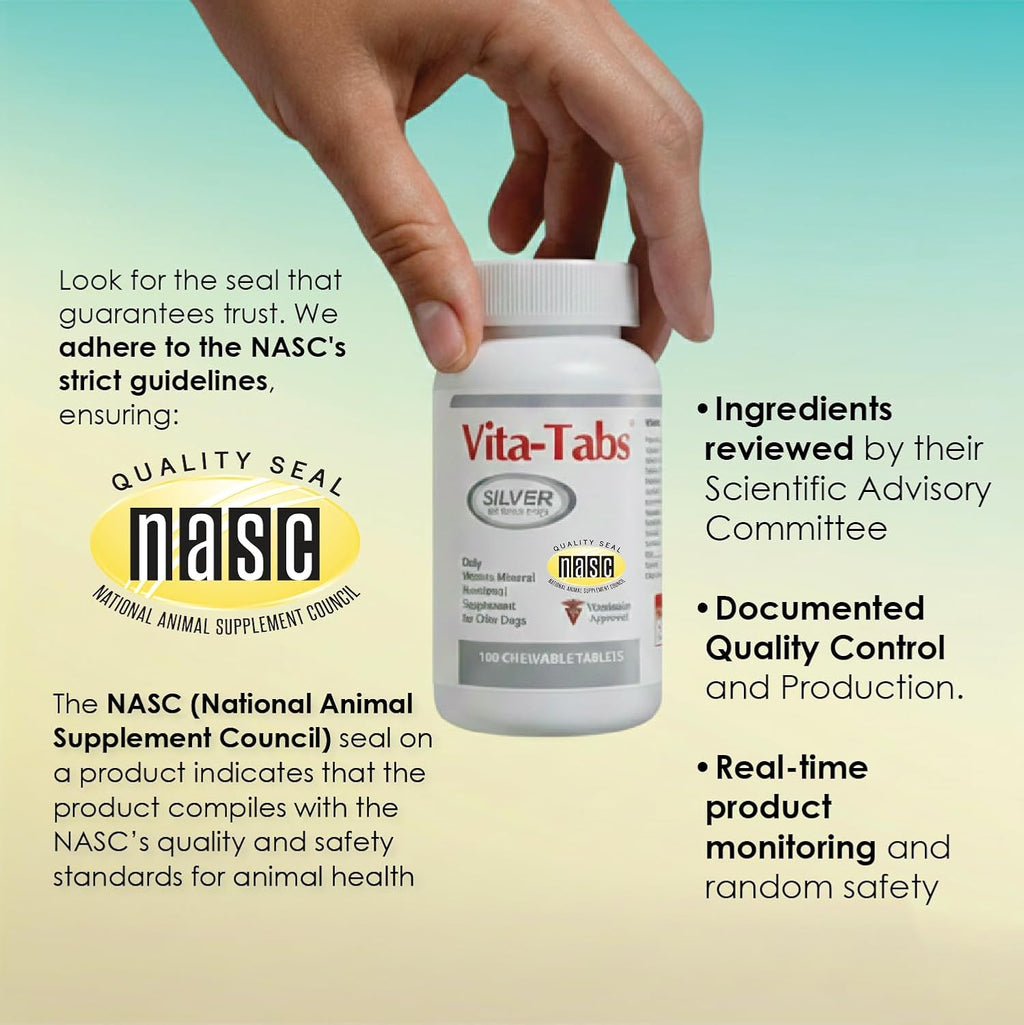 Silver - Multivitamin for Senior Dogs - 100 Chewable Tablets