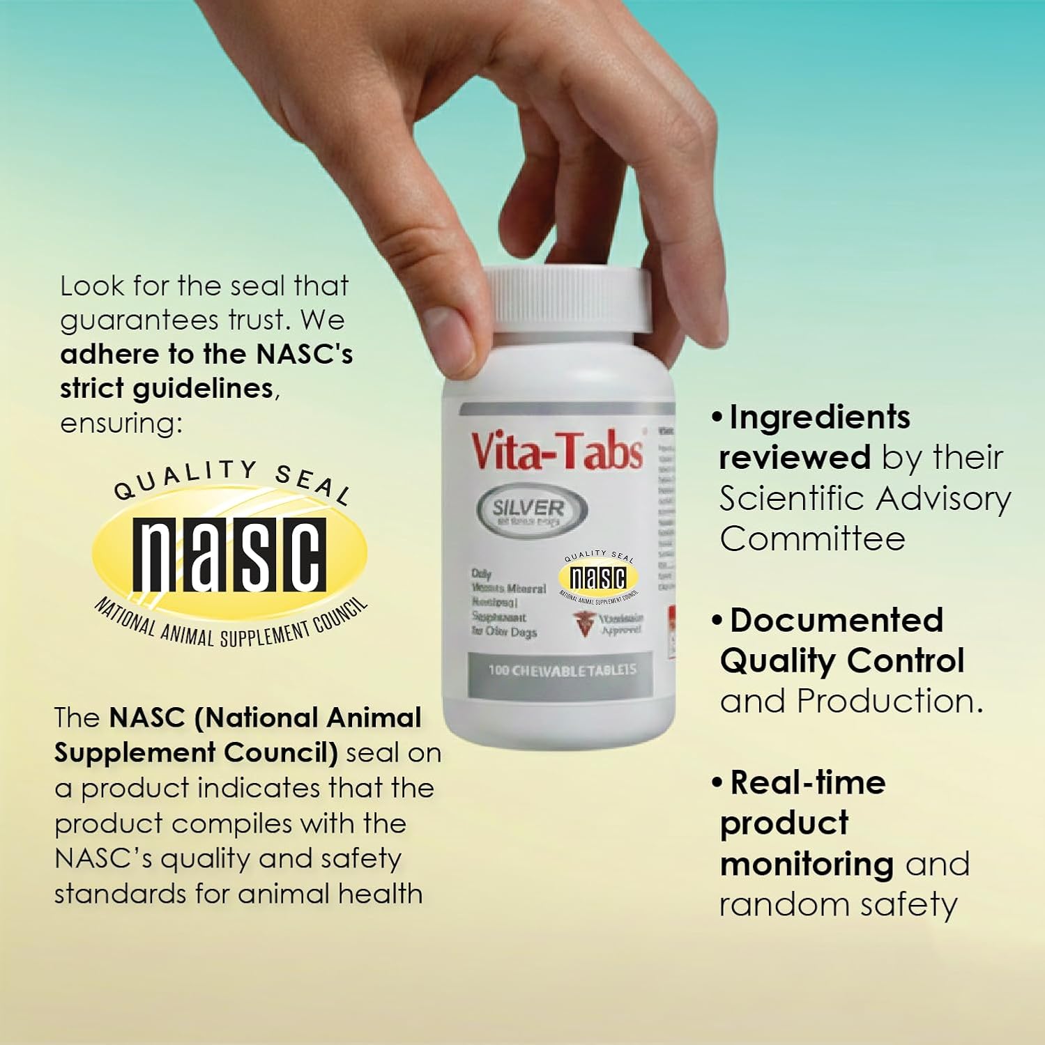 Silver - Multivitamin for Senior Dogs - 100 Chewable Tablets