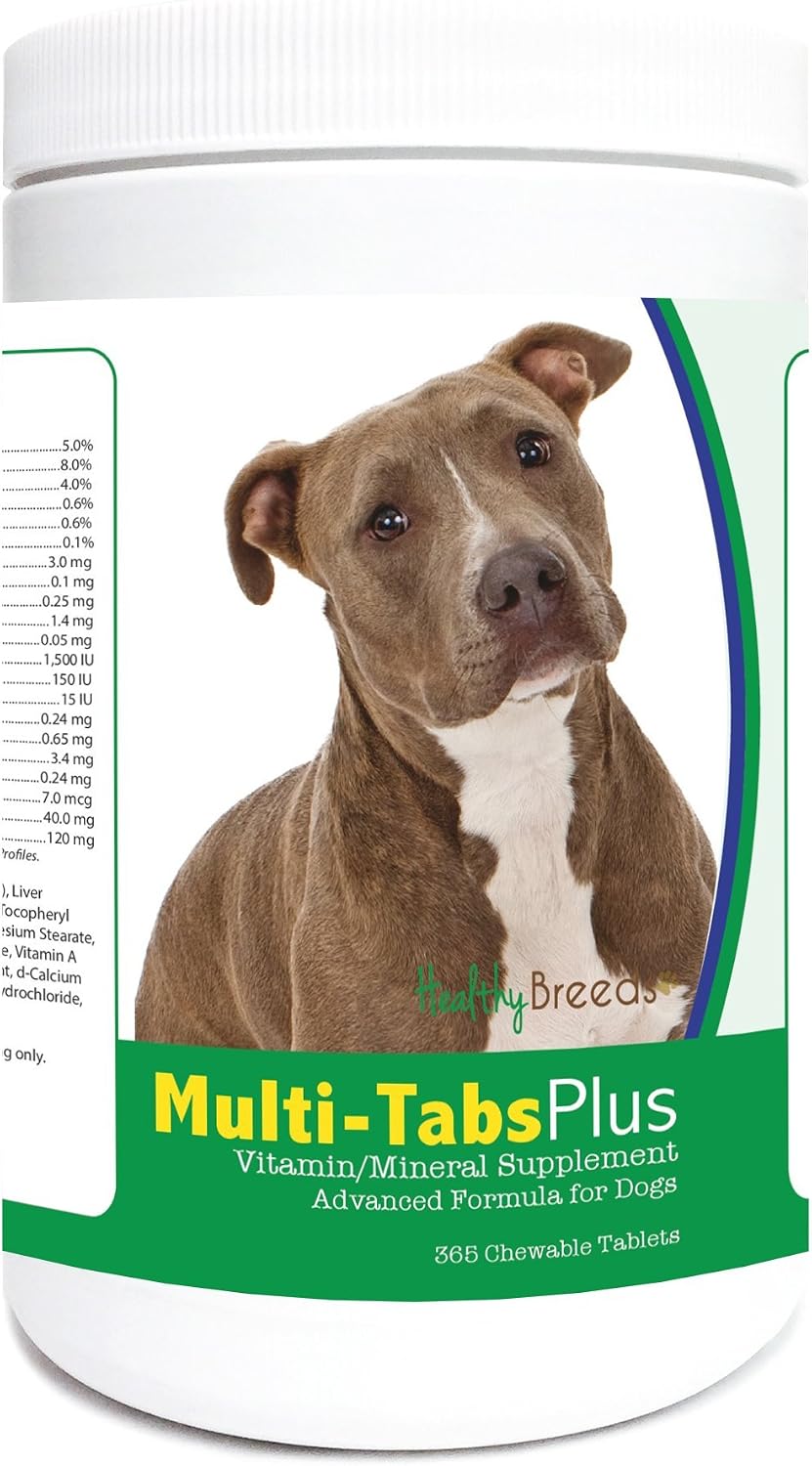 Healthy Breeds Multi-Tabs Plus Comprimidos Masticables para Perros, 365 unidades