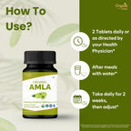 ORGANIC SPREE Amla Tablets - 1200 mg por ración - Grosella india ecológica - 2×120 comprimidos