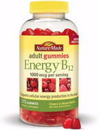 Nature Made Energy B12 Gominolas para Adultos, 1000 mcg por Dosis, 150 Gominolas (Pack de 2)