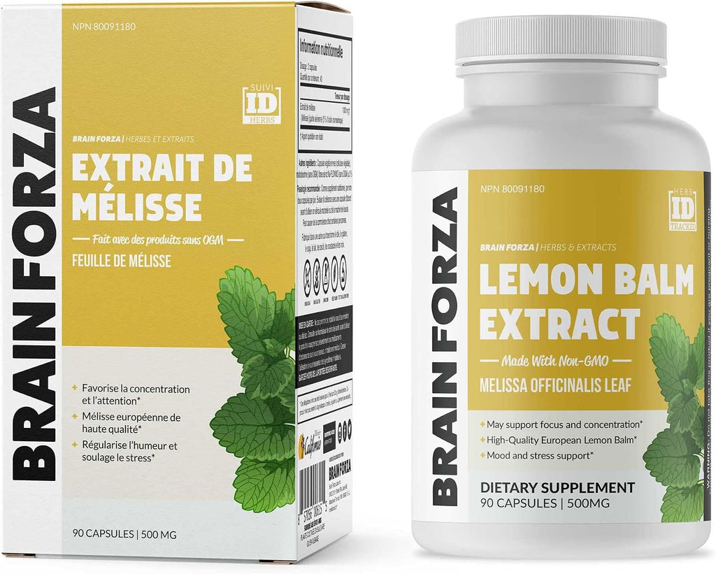 Brain Forza Lemon Balm Extract R5 - 90 Capsules (5% Rosmarinic Acid)