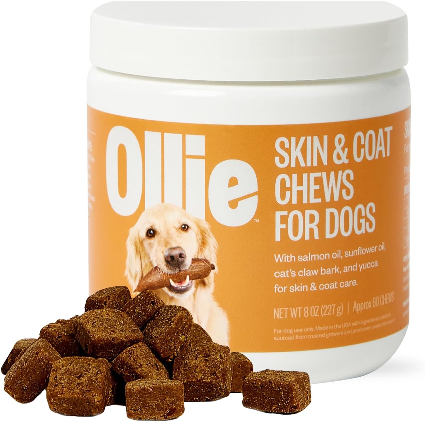 Ollie Belly Rubs - Probióticos para Perros - Salud Digestiva - Aprox. 60 Masticables