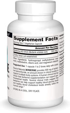 Source Naturals Berberine Cápsula Vegetal, para el Apoyo Gastrointestinal - 30 Cápsulas Vegetarianas