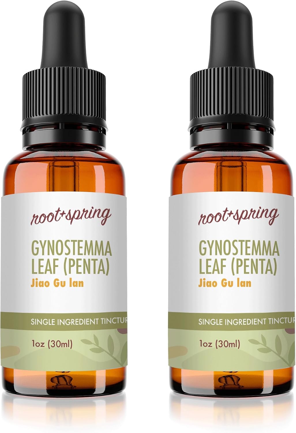 Gynostemma Leaf (Jiao Gu Lan) Tintura Herbal - root + spring