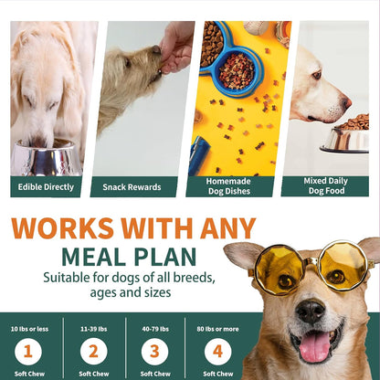 Dog Multivitamin, Glucosamine Chondroitin for Dogs, Dog Vitamins and Supplements, Probiotics, Krill Oil for Hip & Joints, – Image 5