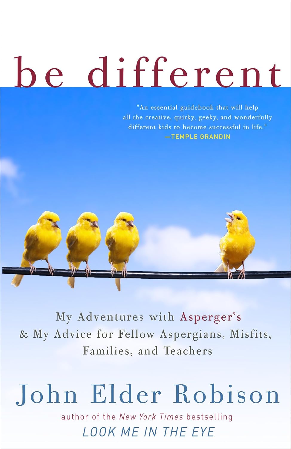 Sé diferente: Mis aventuras con el síndrome de Asperger y mis consejos para compañeros Asperger, inadaptados, familias y profesores