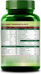 Multivitamínico para Mujeres con Vitaminas B, C, D, E, Calcio, Magnesio y Zinc – 30 Cápsulas Veganas