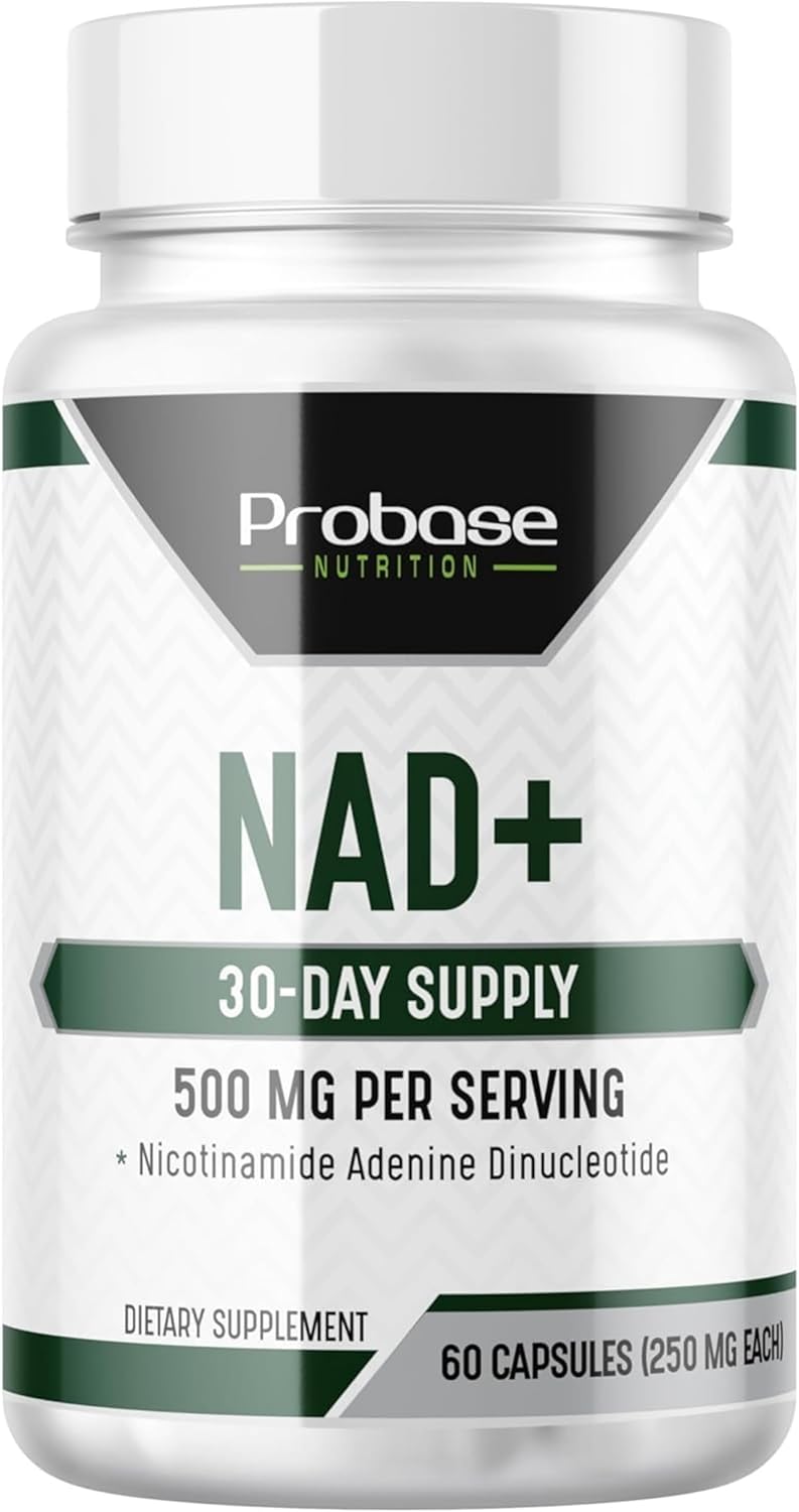 Probase Nutrition NAD Suplemento 500mg Alta Potencia - 30 Días