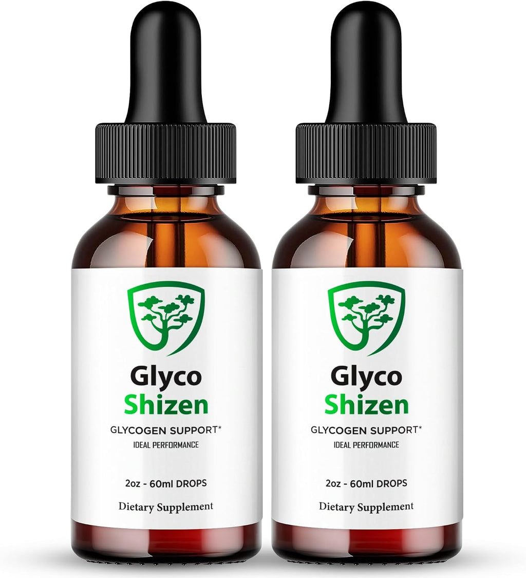 Glyco Shizen Drops - Suplemento Líquido Natural, Fórmula Avanzada, 2 Envases