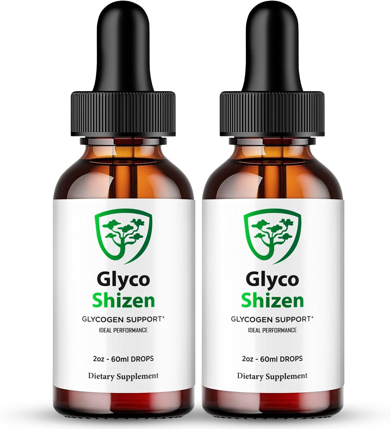 Glyco Shizen Drops - Suplemento Líquido Natural, Fórmula Avanzada, 2 Envases