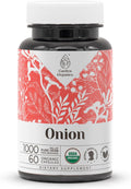 Garden Organics Suplemento de Cebolla Orgánica - 60 Cápsulas Vegetarianas